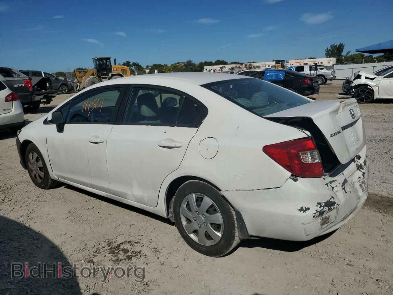 2012 HONDA CIVIC - VIN: 2HGFB2F53CH608115 - Фото 2
