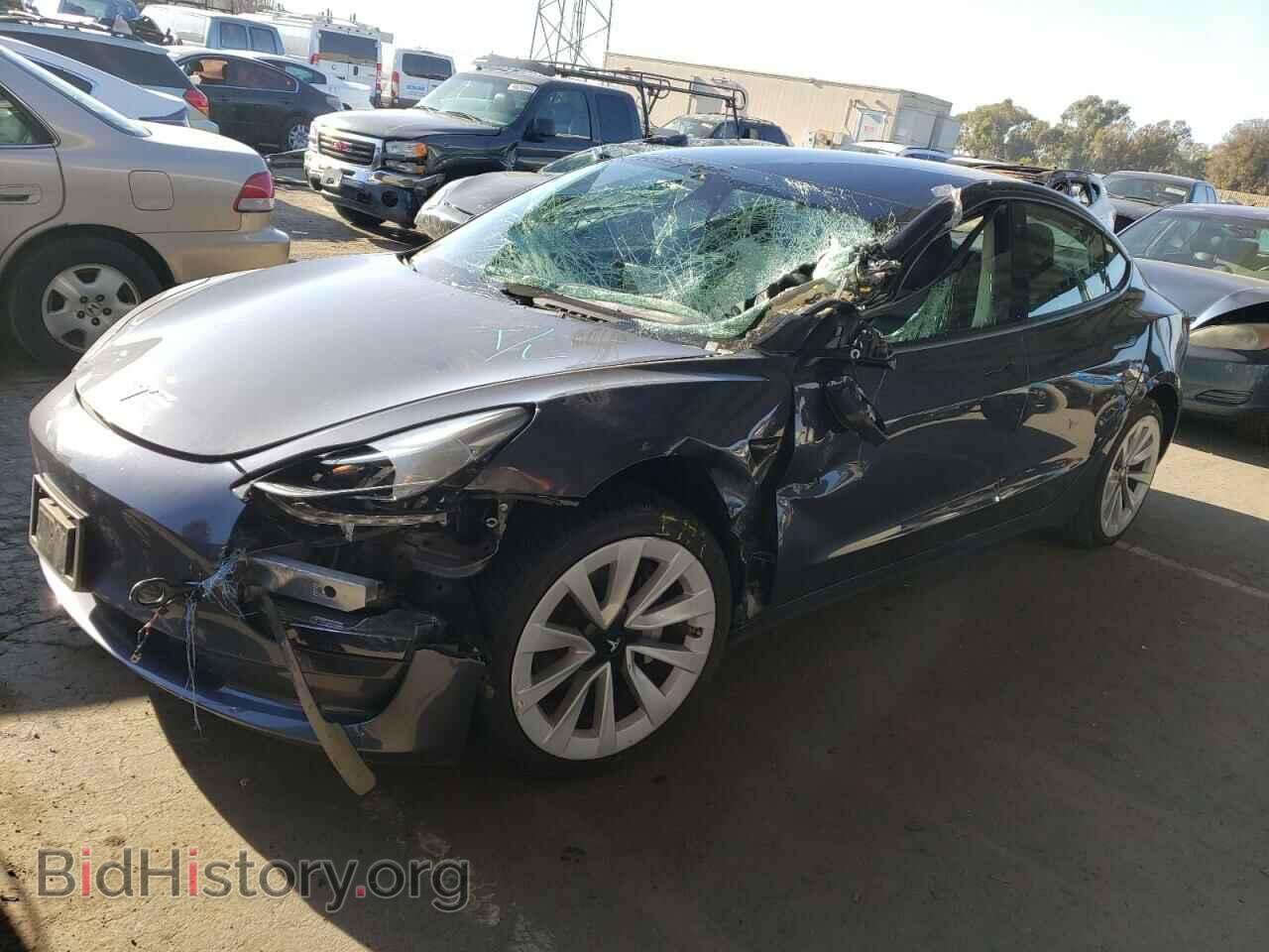 Photo 5YJ3E1EA0NF189585 - TESLA MODEL 3 2022