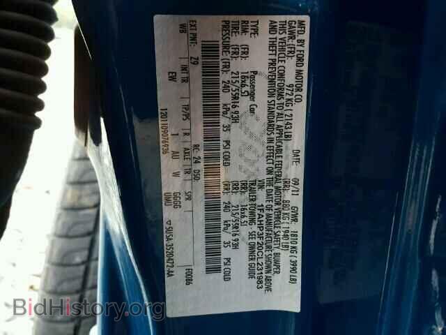 2012 FORD FOCUS - VIN: 1FAHP3F20CL231983 - Photo 10