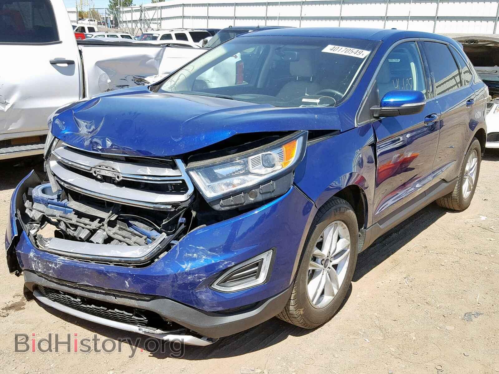 2015 FORD EDGE SEL - VIN: 2FMTK4J90FBB34831 - Фото 2