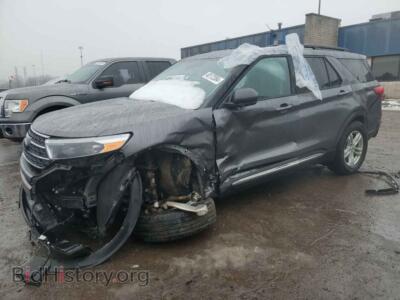 2023 Ford EXPLORER XLT, черный — VIN 1FMSK8DH6PGA01720, Copart