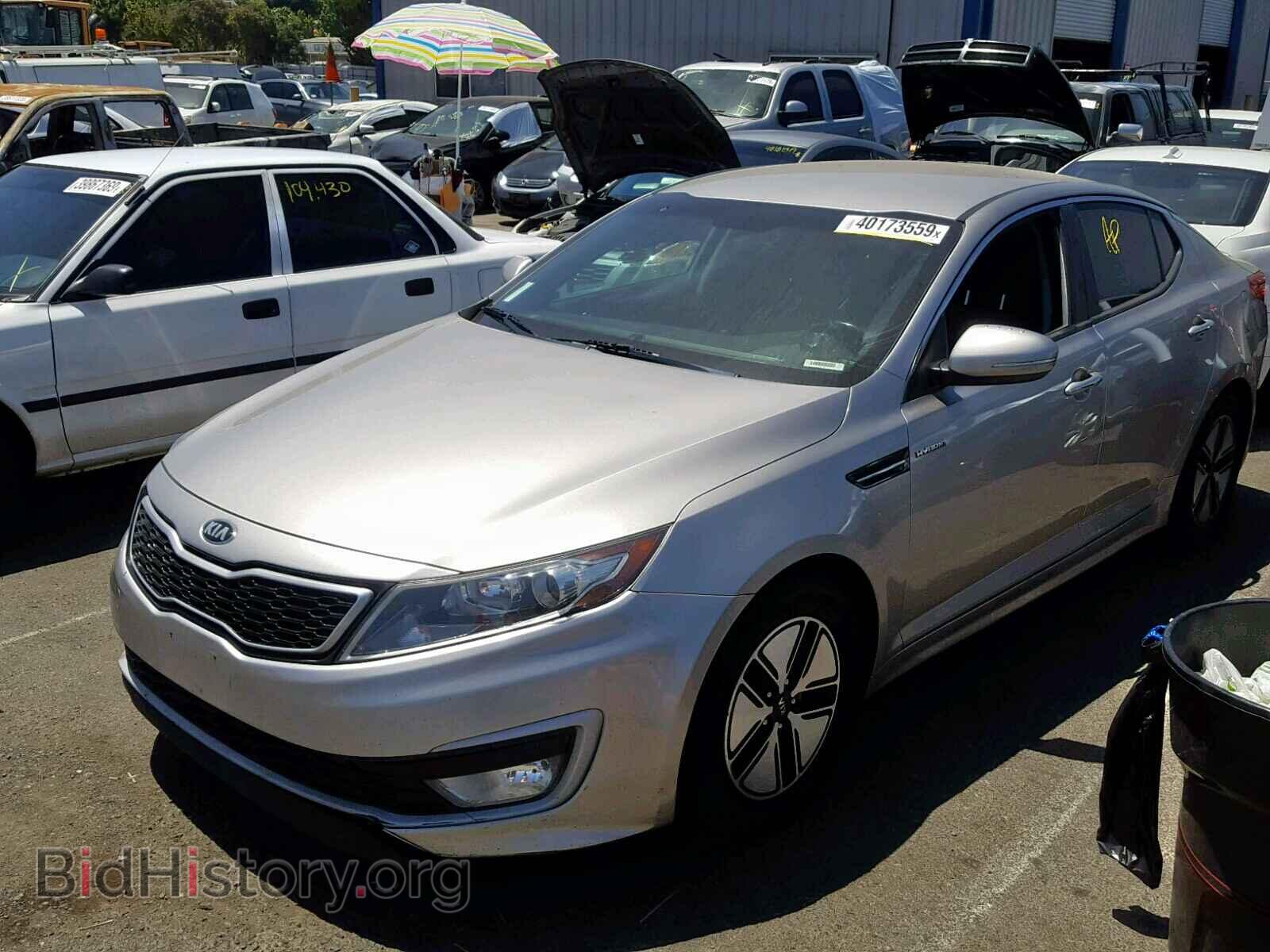 2013 KIA OPTIMA HYB - VIN: KNAGM4AD2D5038976 - Фото 2