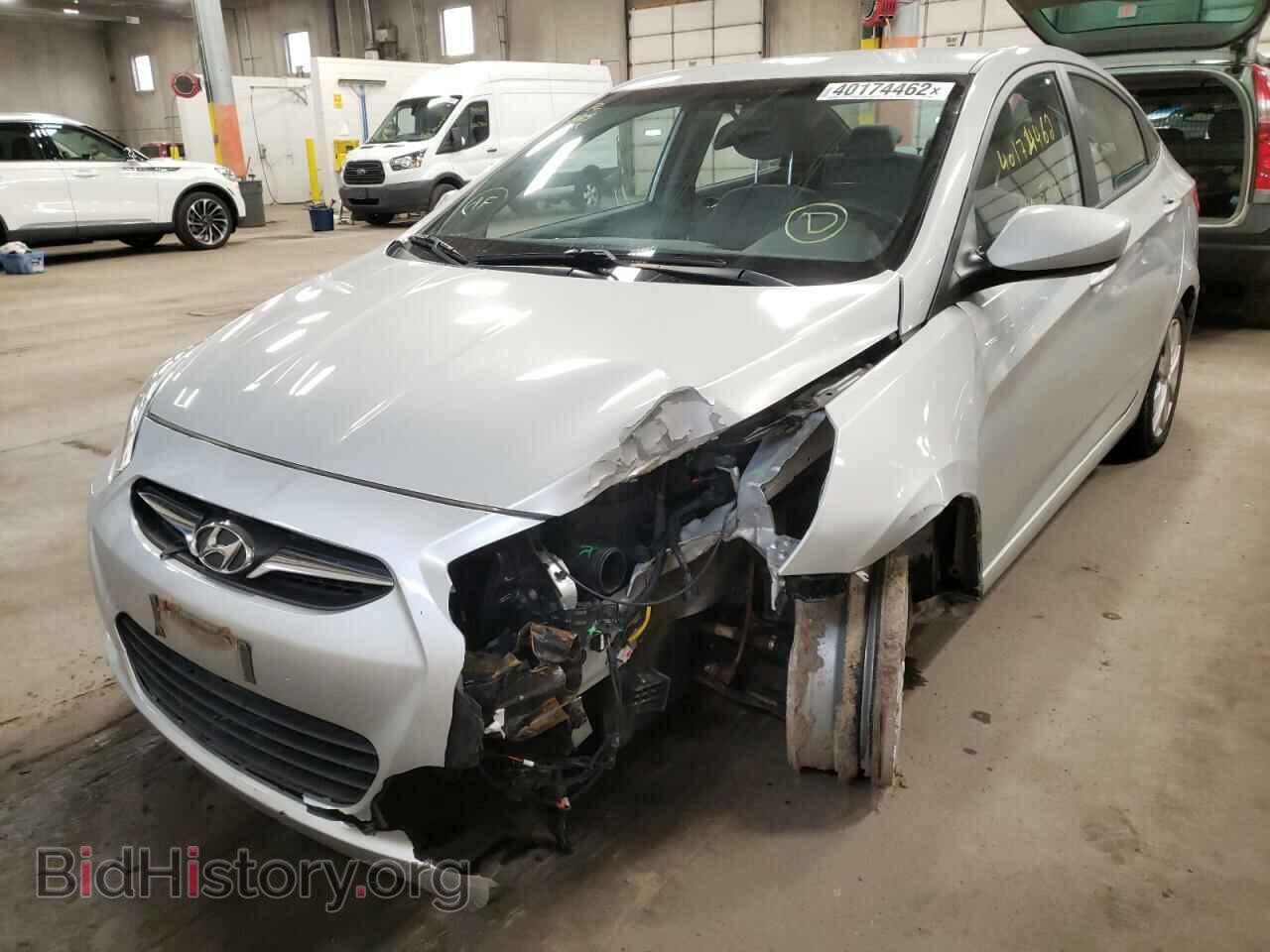 2014 HYUNDAI ACCENT - VIN: KMHCU4AE4EU618386 - Фото 2