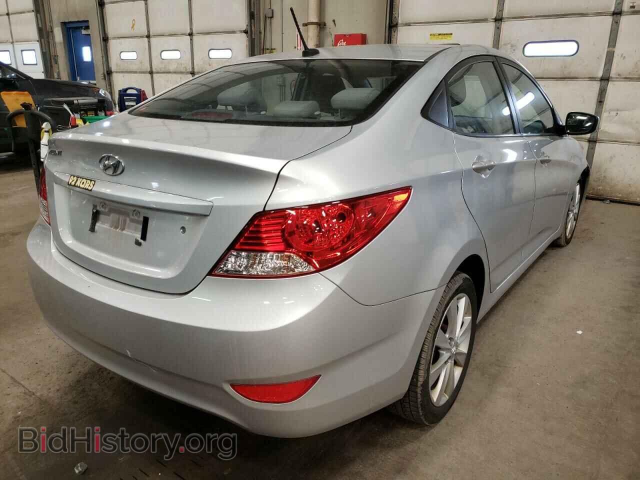 2014 HYUNDAI ACCENT - VIN: KMHCU4AE4EU618386 - Фото 4