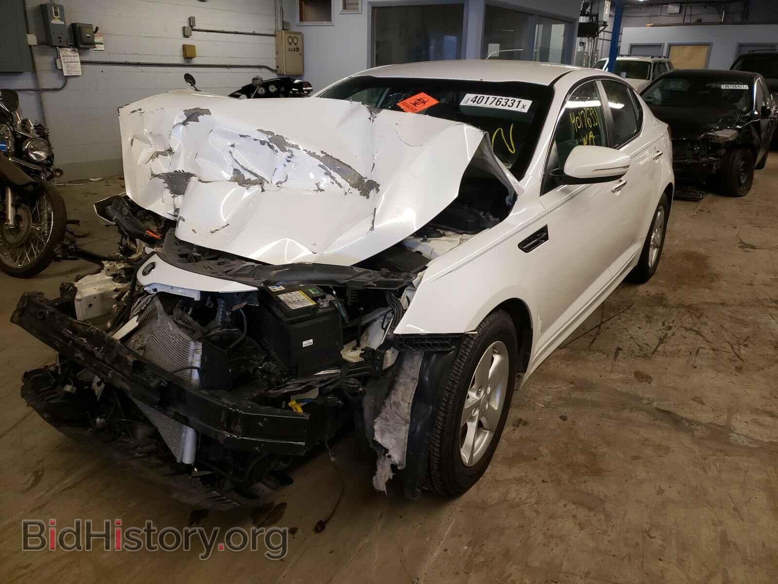 2014 KIA OPTIMA - VIN: KNAGM4A78E5496260 - Фото 2