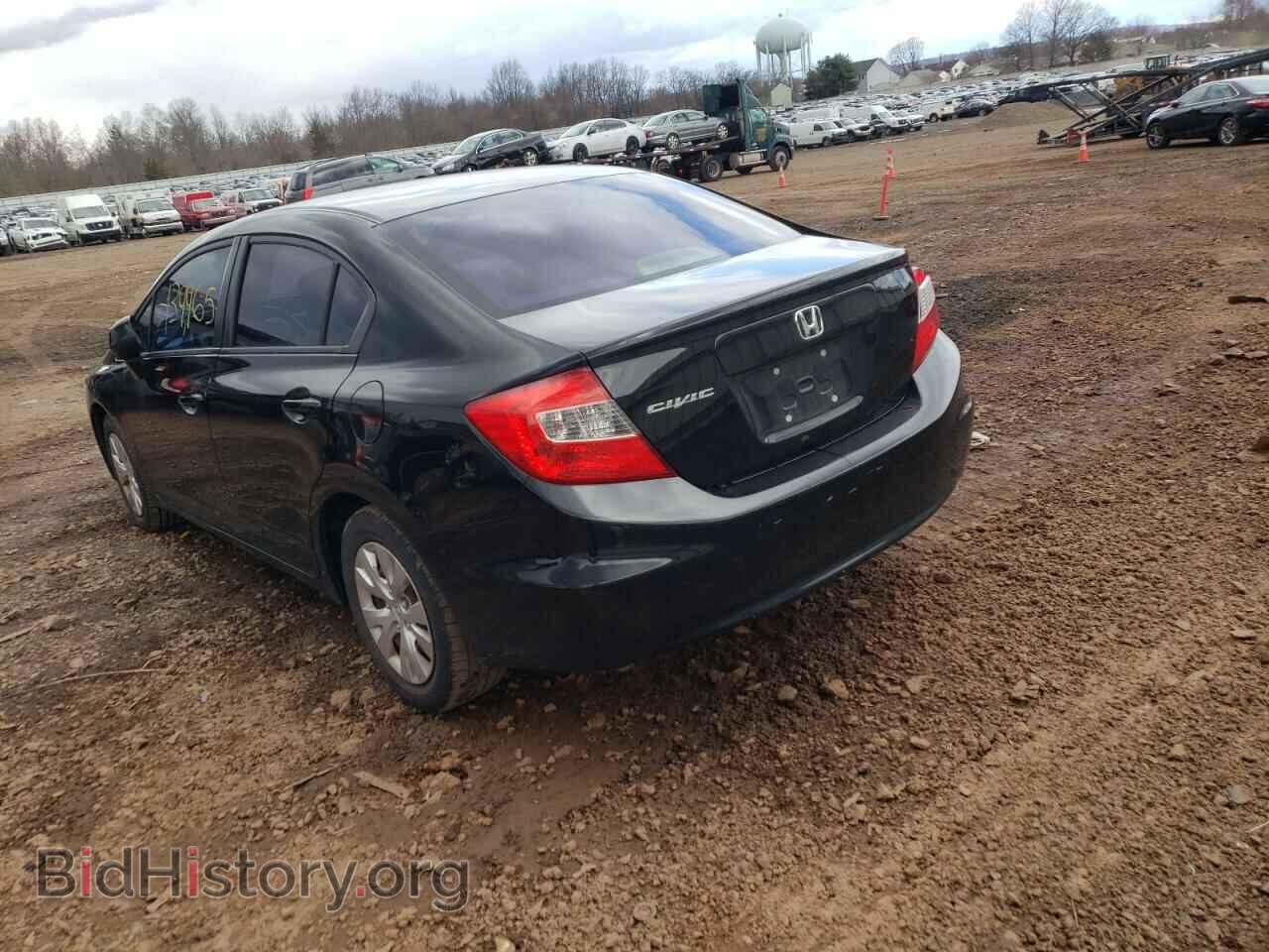 2012 HONDA CIVIC - VIN: 19XFB2E52CE008665 - Фото 3
