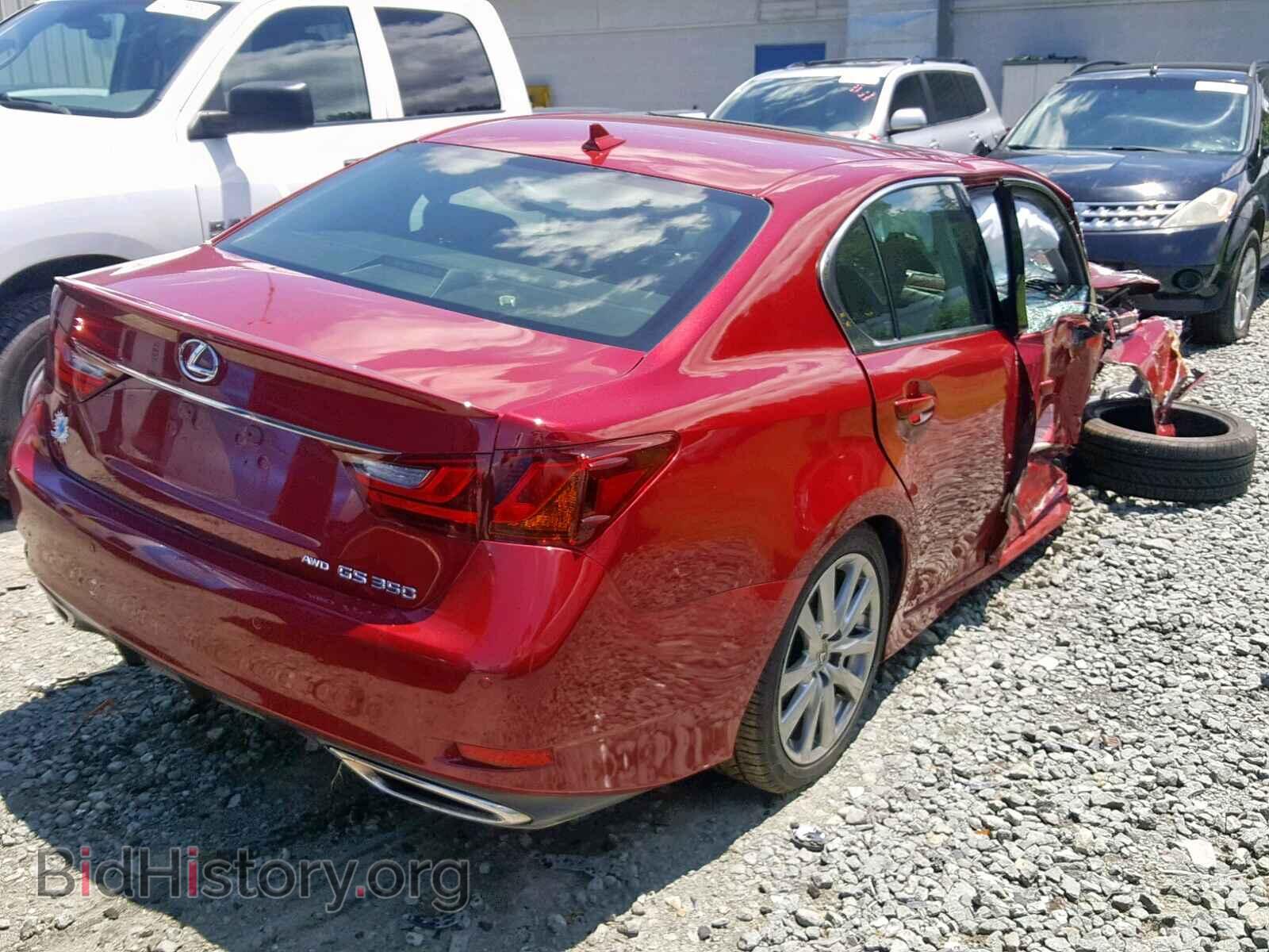 2013 LEXUS GS350 - VIN: JTHCE1BL3D5015305 - Фото 4