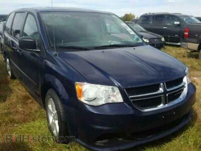 2013 Dodge CARAVAN Grand Cara, blue — VIN 2C4RDGBG4DR538775, Copart