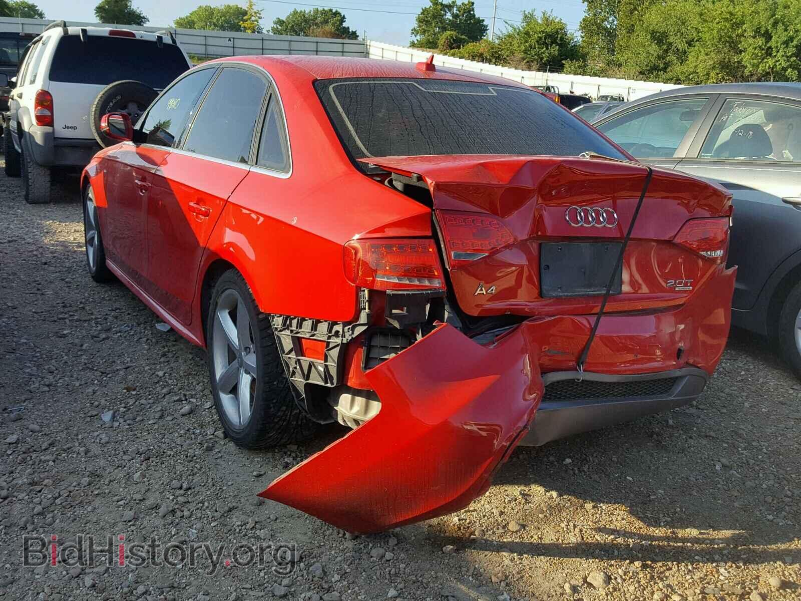 2012 AUDI A4 - VIN: WAUFFAFL0CA058881 - Фото 3