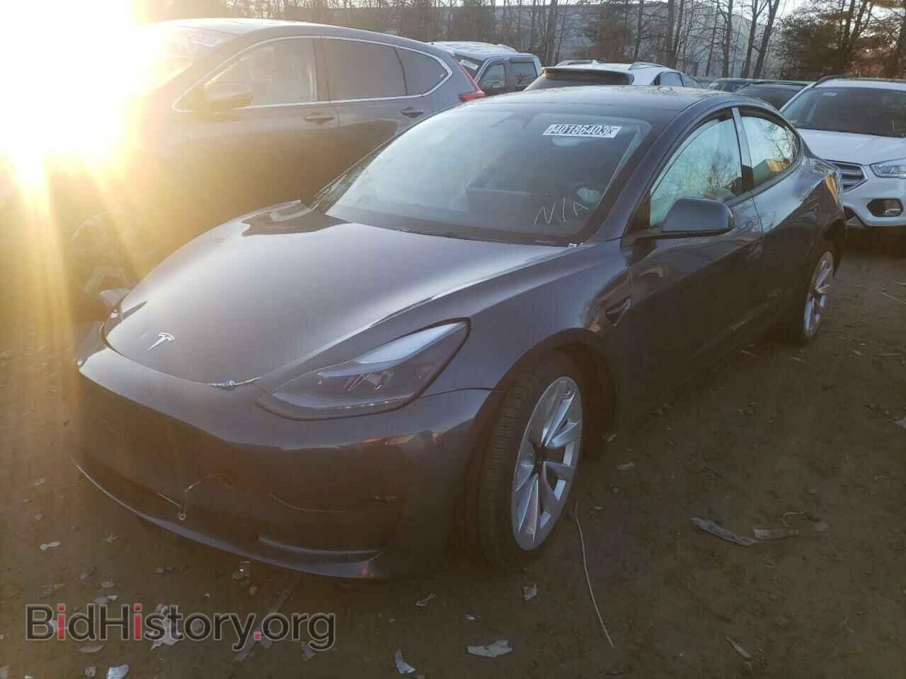 Photo 5YJ3E1EB2NF289731 - TESLA MODEL 3 2022