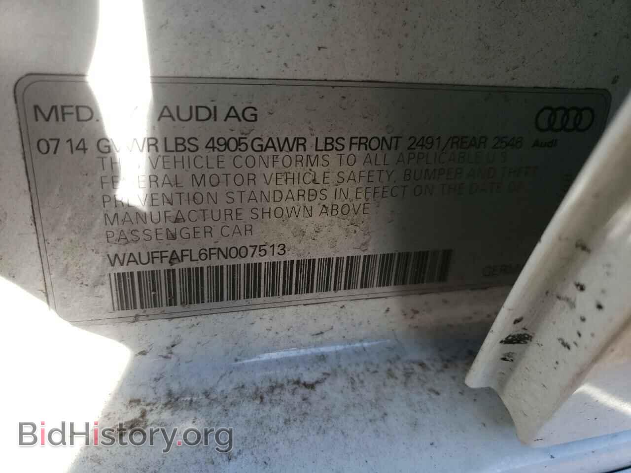 2015 AUDI A4 - VIN: WAUFFAFL6FN007513 - Фото 10