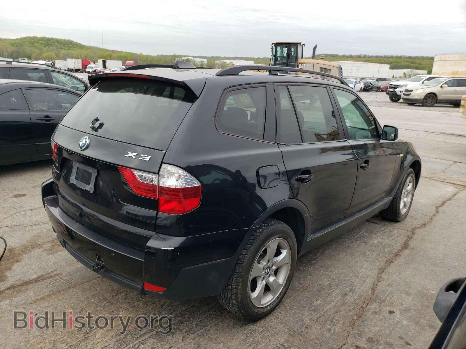 2007 BMW X3 - VIN: WBXPC93437WF00059 - Фото 4