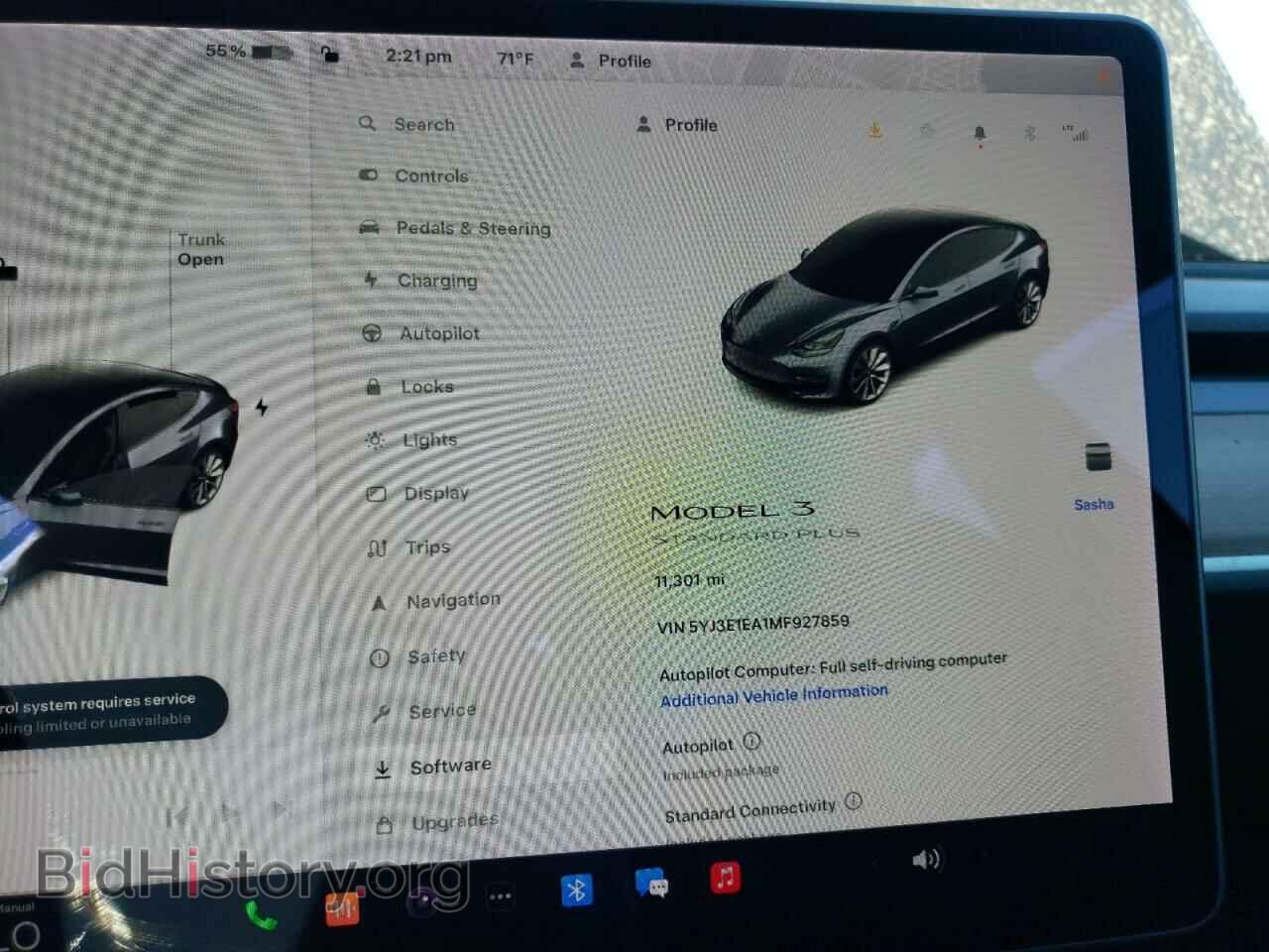 2021 TESLA MODEL 3 - VIN: 5YJ3E1EA1MF927859 - Фото 9