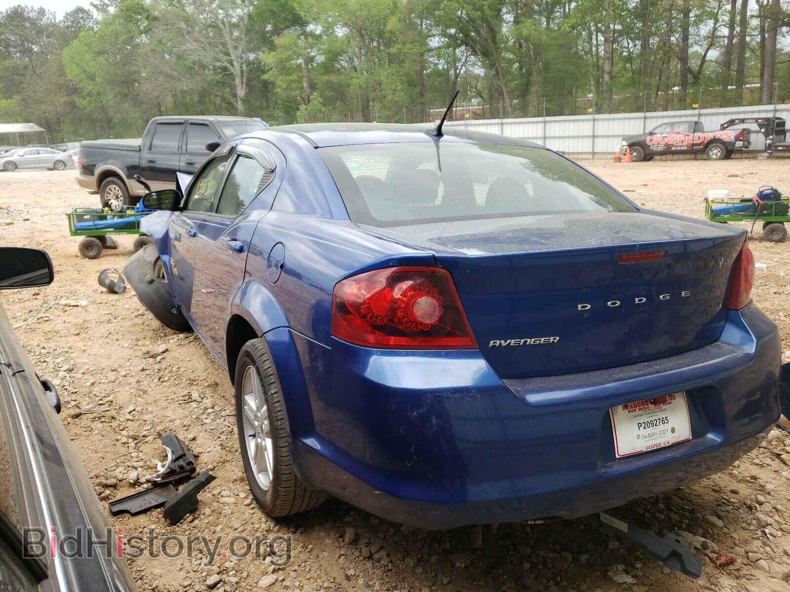2012 DODGE AVENGER - VIN: 1C3CDZCB6CN148376 - Фото 3