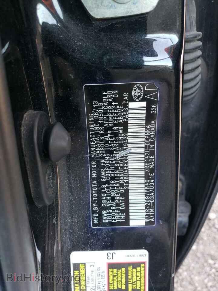 2013 TOYOTA COROLLA - VIN: 2T1BU4EEXDC119422 - Фото 12