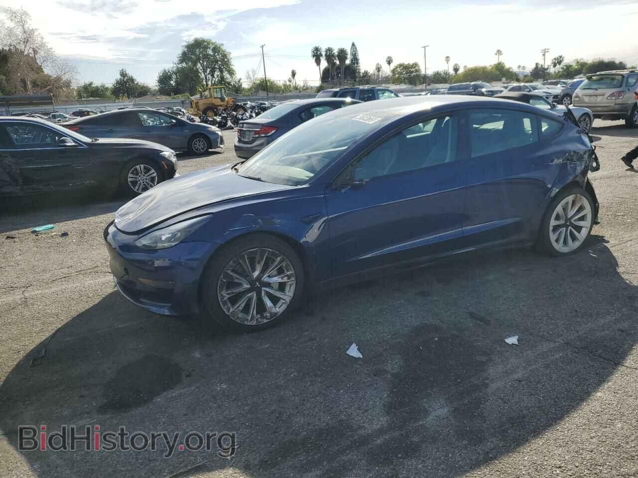 Photo 5YJ3E1EA0NF142685 - TESLA MODEL 3 2022
