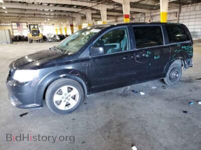 2013 Dodge CARAVAN SE, black — VIN 2C4RDGBG9DR800578, Copart