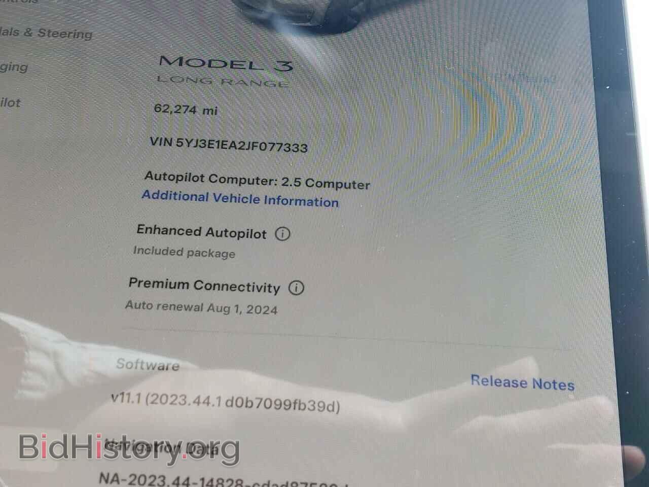 2018 TESLA MODEL 3 - VIN: 5YJ3E1EA2JF077333 - Фото 9