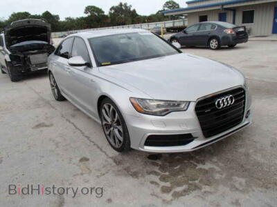 2012 Audi A6 A6 3.0 QUA, silver — VIN WAUHGAFC7CN102518, Copart