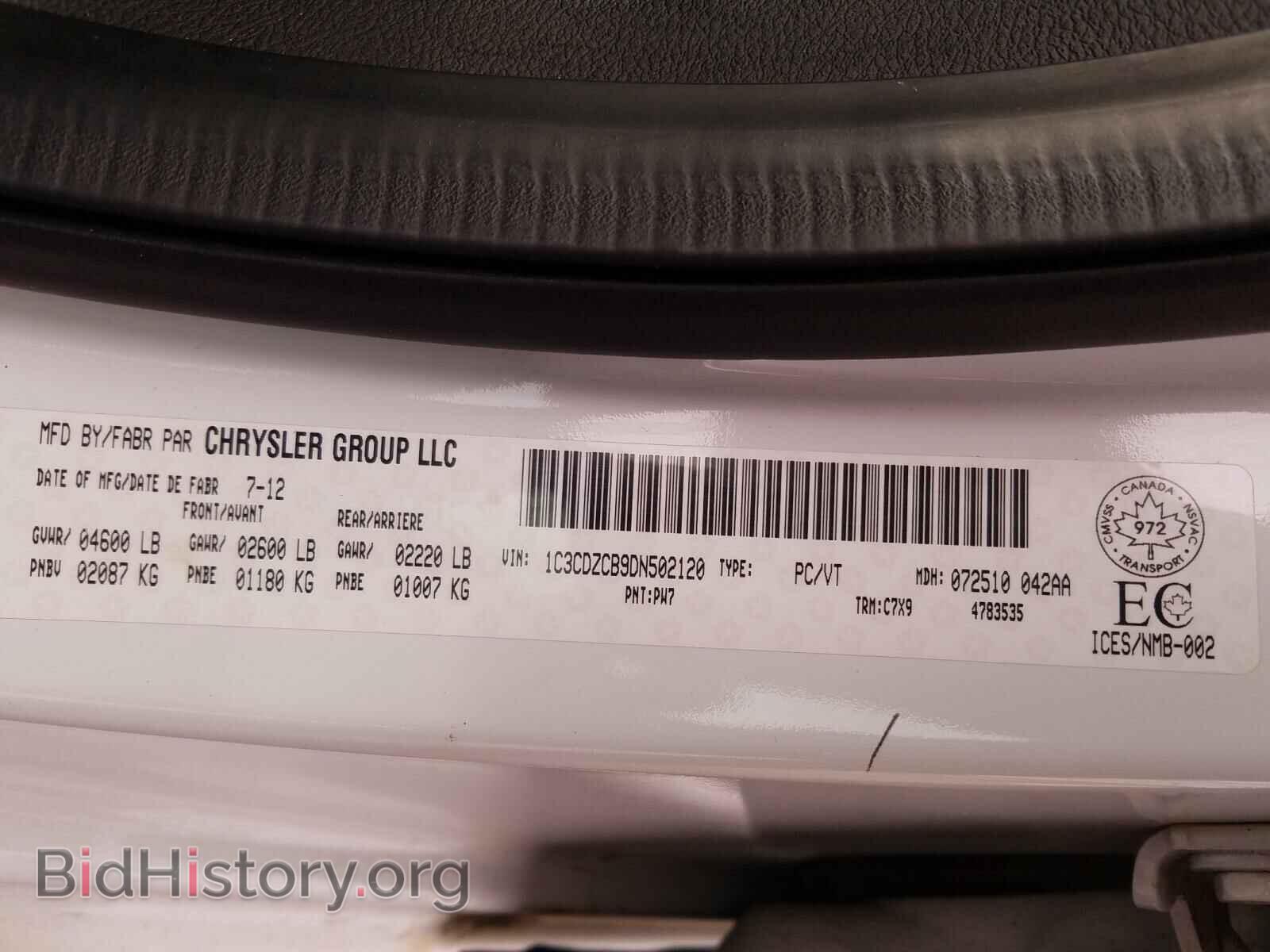 2013 DODGE AVENGER - VIN: 1C3CDZCB9DN502120 - Photo 10