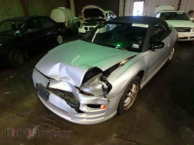 2002 MITSUBISHI ECLIPSE - VIN: 4A3AE85H72E080595 - Фото 2