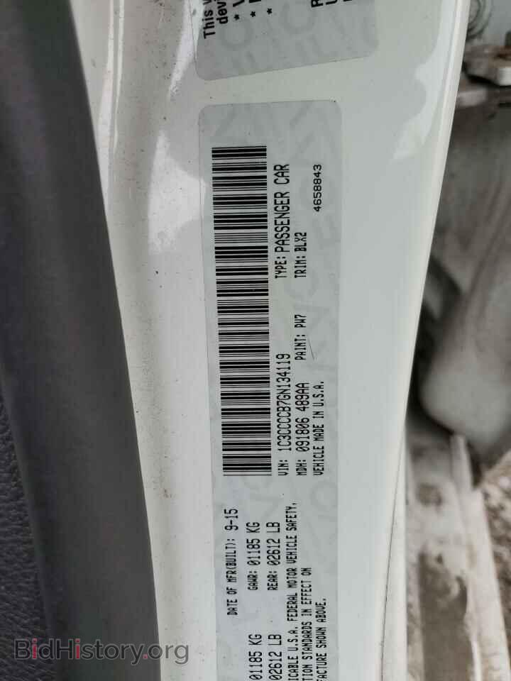 2016 CHRYSLER 200 - VIN: 1C3CCCCB7GN134119 - Фото 12