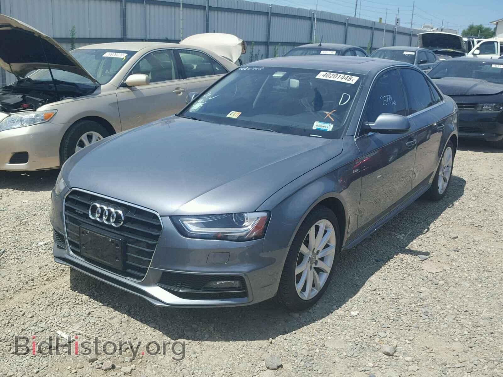 2014 AUDI A4 - VIN: WAUBFAFLXEA080551 - Фото 2