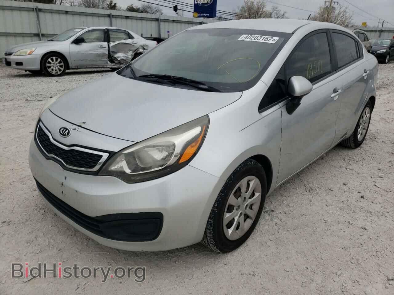 2012 KIA RIO - VIN: KNADN4A34C6058288 - Фото 2