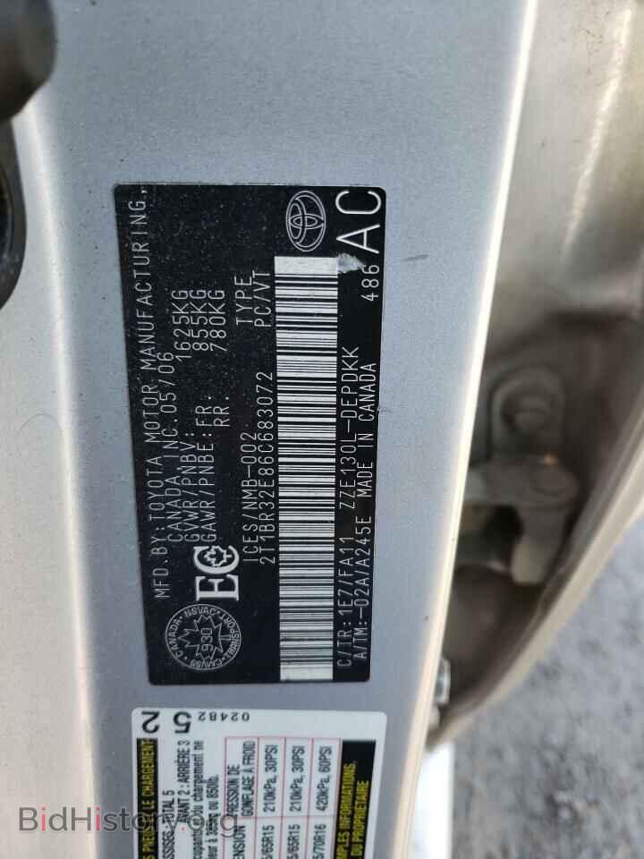 2006 TOYOTA COROLLA - VIN: 2T1BR32E86C683072 - Photo 10