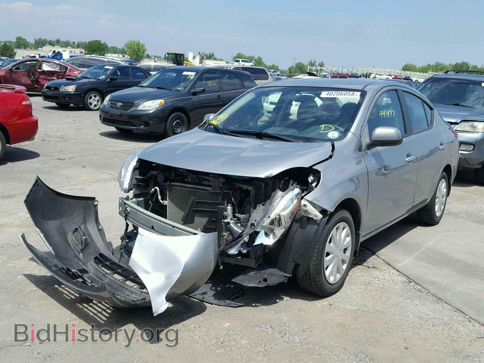 2012 NISSAN VERSA - VIN: 3N1CN7AP3CL849200 - Фото 2