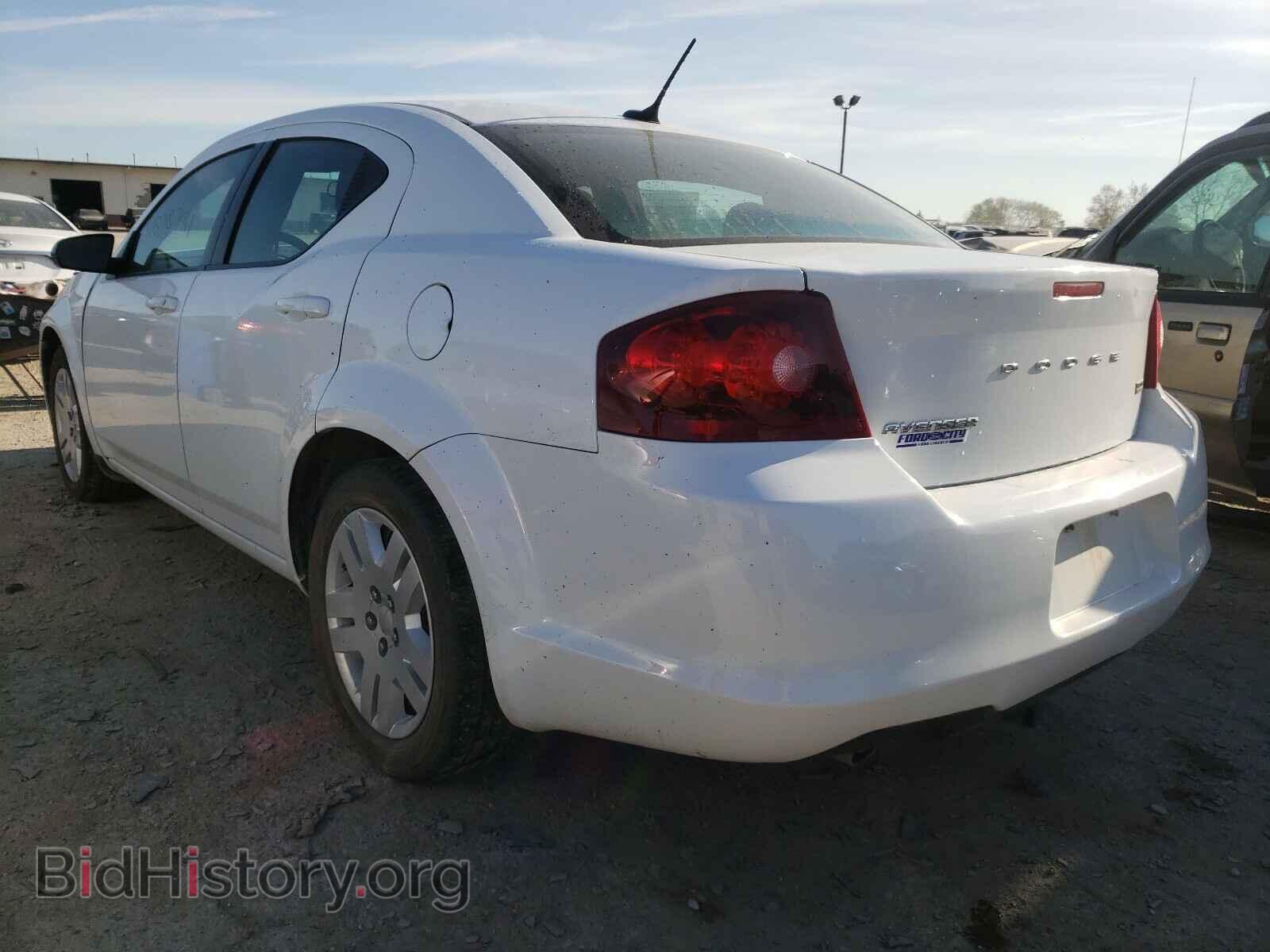 2014 DODGE AVENGER - VIN: 1C3CDZAG9EN232760 - Фото 3
