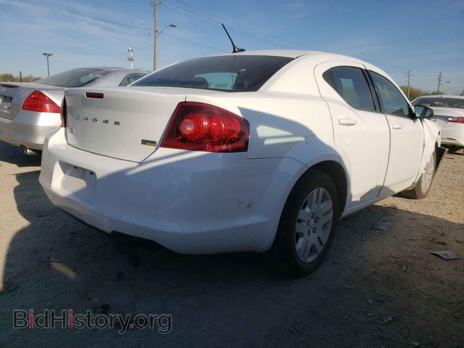 2014 DODGE AVENGER - VIN: 1C3CDZAG9EN232760 - Фото 4
