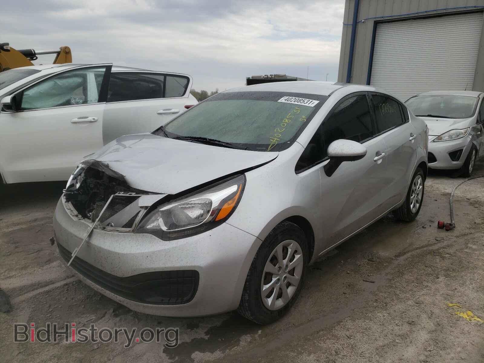 2013 KIA RIO - VIN: KNADN4A39D6134718 - Фото 2