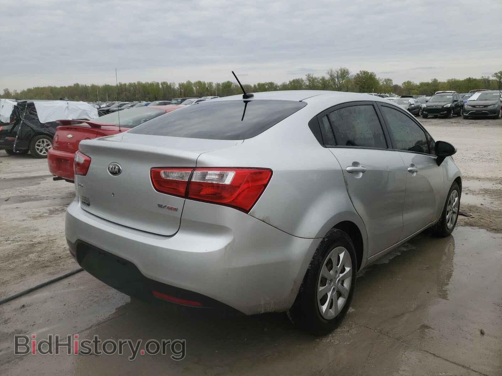 2013 KIA RIO - VIN: KNADN4A39D6134718 - Фото 4