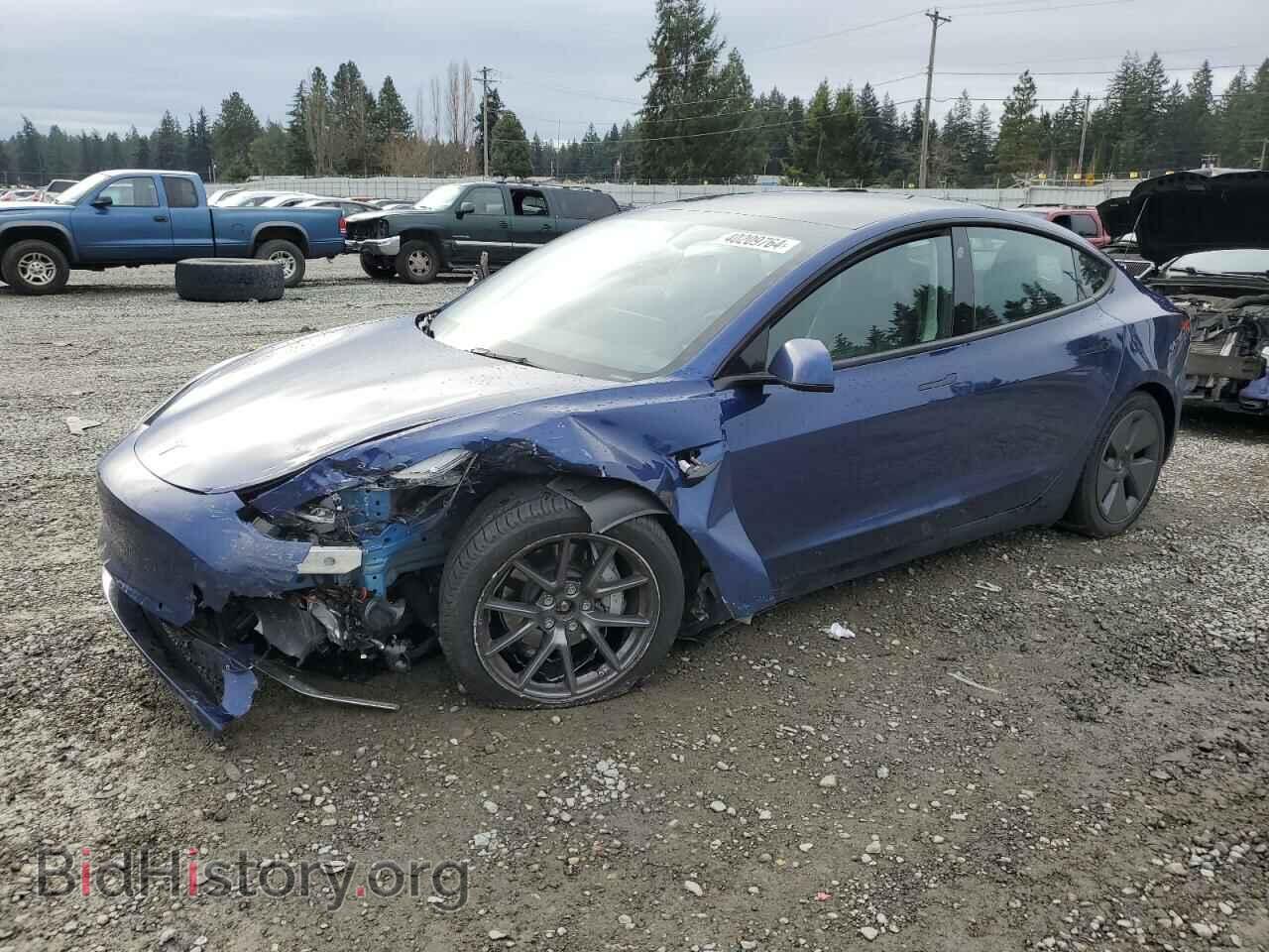 Фотография 5YJ3E1EBXNF324984 - TESLA MODEL 3 2022