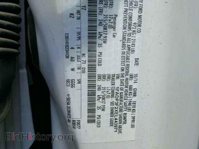 2014 FORD FOCUS - VIN: 1FADP3F2XEL443971 - Photo 10