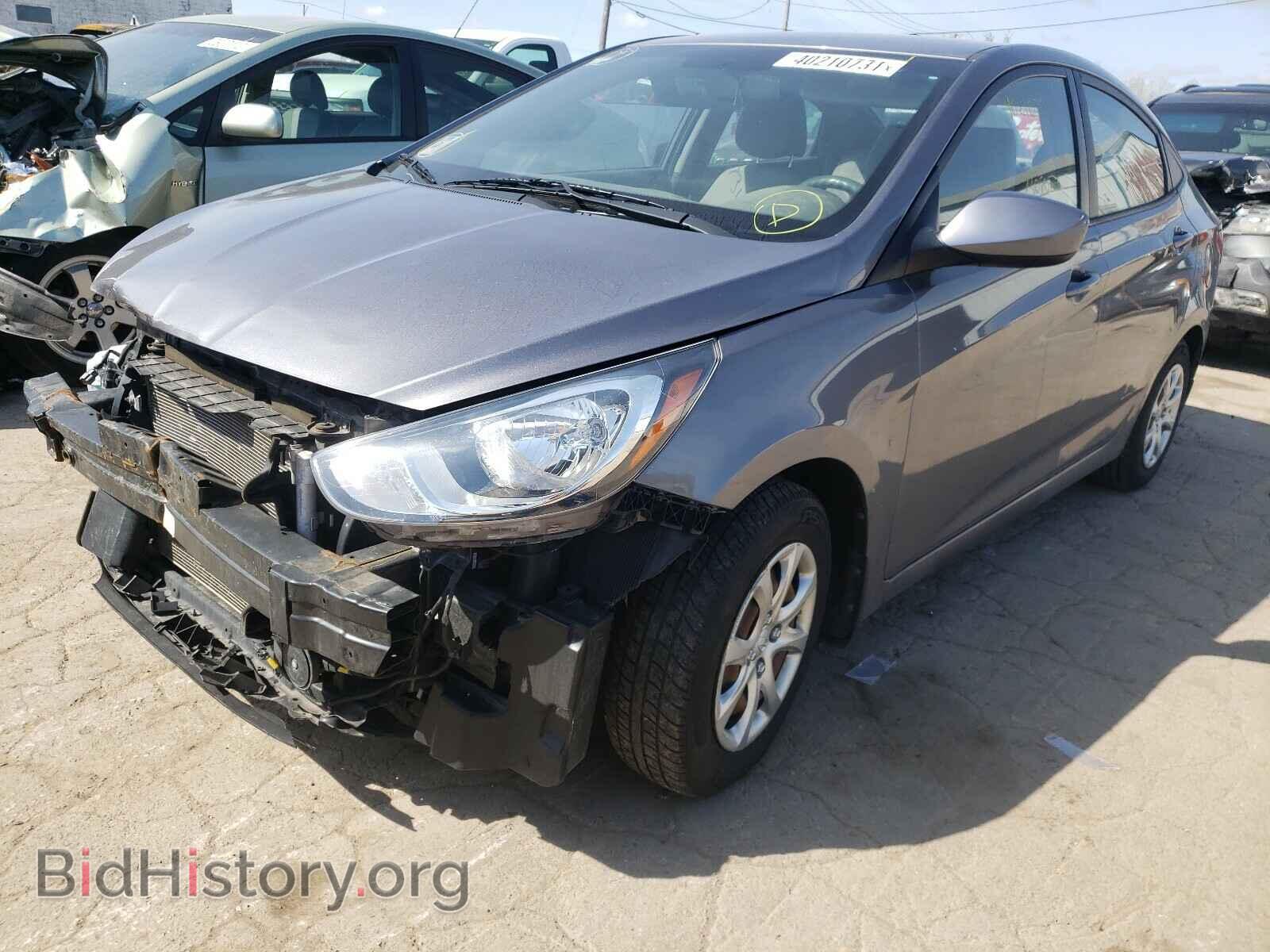 2014 HYUNDAI ACCENT - VIN: KMHCT4AE3EU754656 - Фото 2