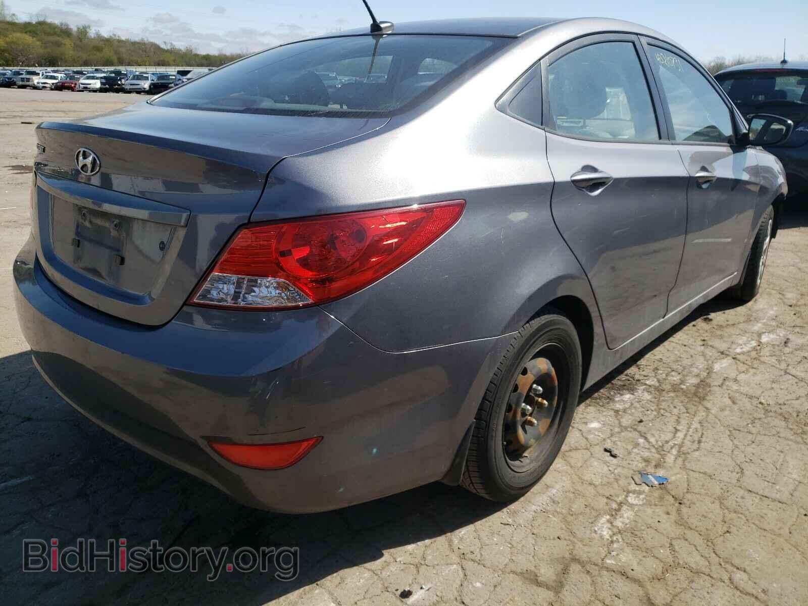 2014 HYUNDAI ACCENT - VIN: KMHCT4AE3EU754656 - Фото 4