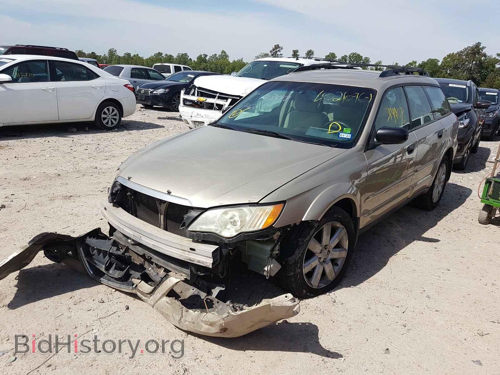 2008 SUBARU OUTBACK - VIN: 4S4BP61C387345683 - Фото 2