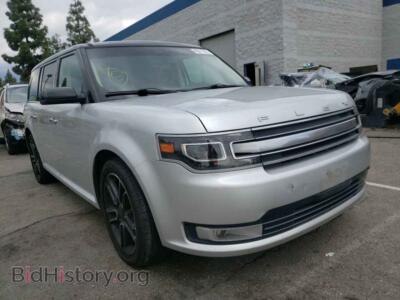 2013 Ford FLEX Flex Limit, серебристый — VIN 2FMGK5D82DBD39848, Copart