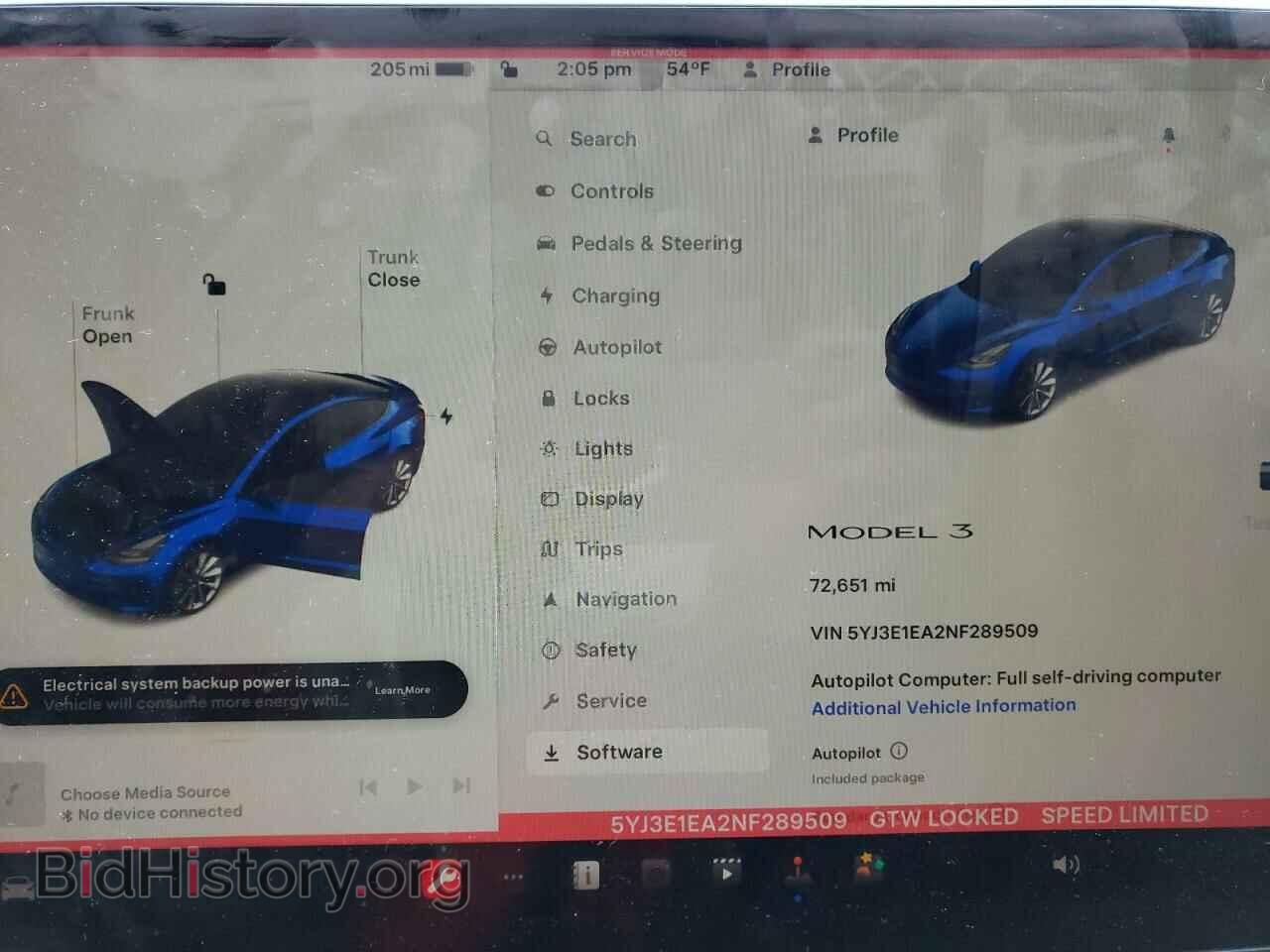 2022 TESLA MODEL 3 - VIN: 5YJ3E1EA2NF289509 - Photo 9