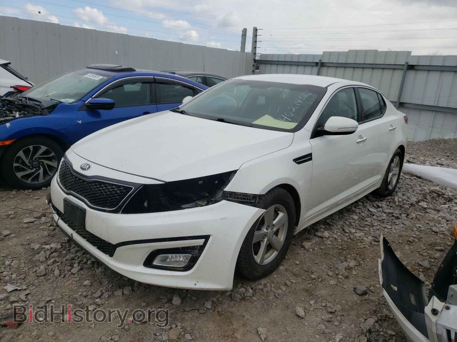 2015 KIA OPTIMA - VIN: KNAGM4A78F5619637 - Фото 2