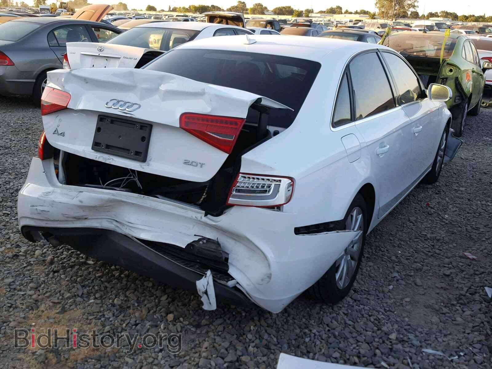 2013 AUDI A4 - VIN: WAUAFAFL3DN037852 - Photo 4
