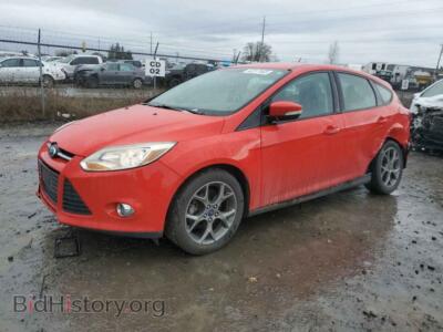 2014 Ford FOCUS Focus SE, красный — VIN 1FADP3K23EL326433, Copart