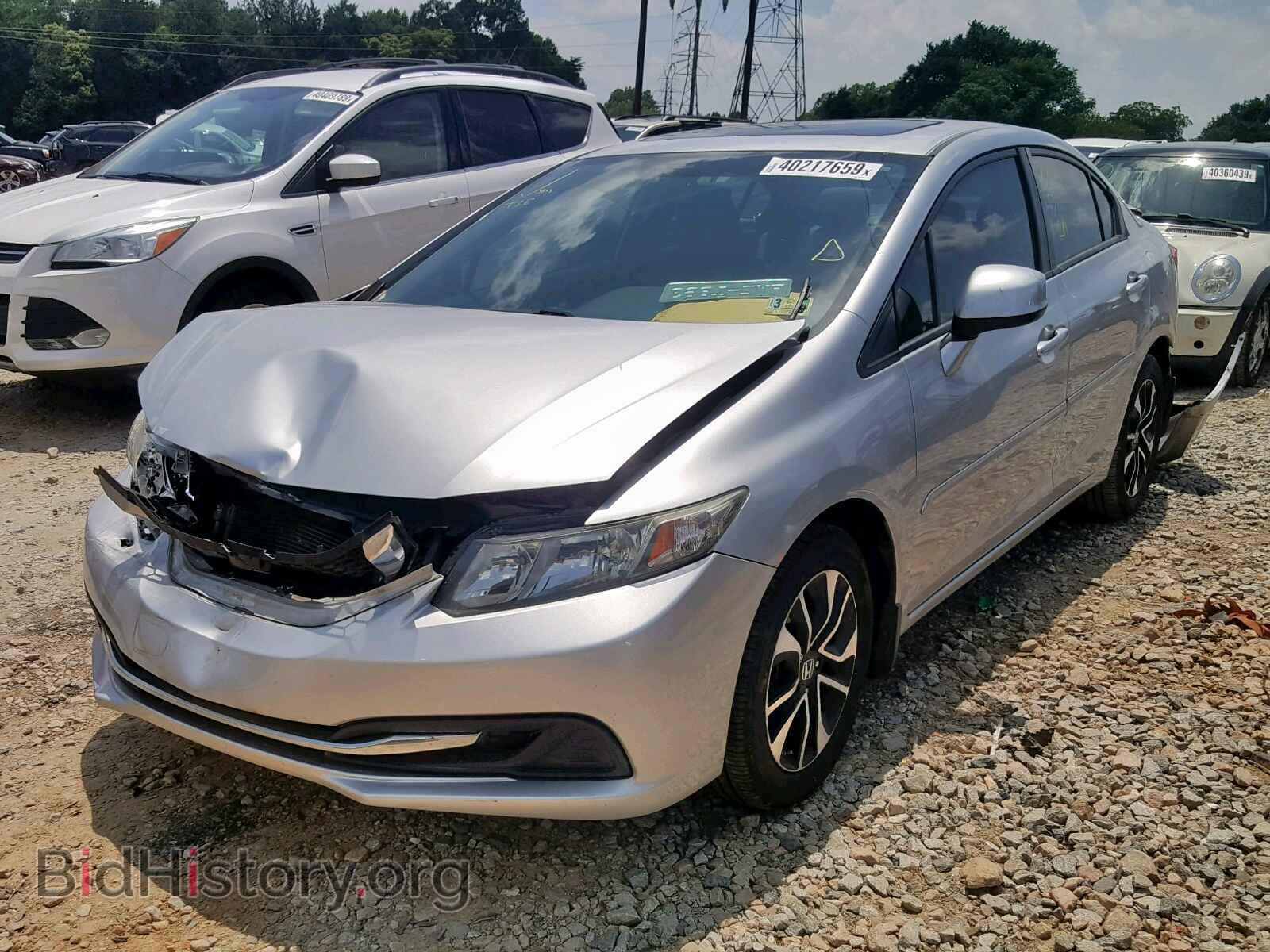 2013 HONDA CIVIC - VIN: 2HGFB2F84DH527782 - Фото 2