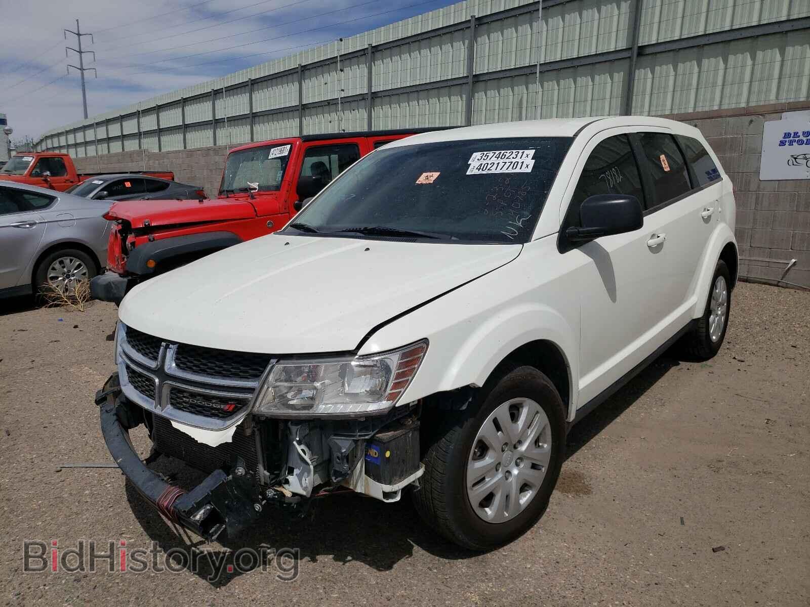 2014 DODGE JOURNEY - VIN: 3C4PDCAB5ET164312 - Фото 2
