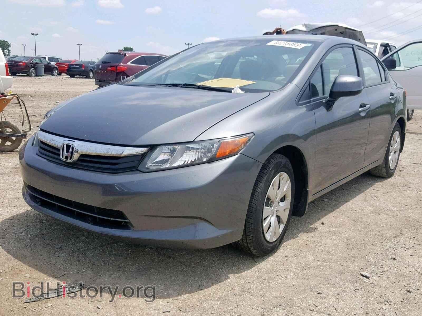 2012 HONDA CIVIC LX - VIN: 19XFB2F53CE086449 - Фото 2