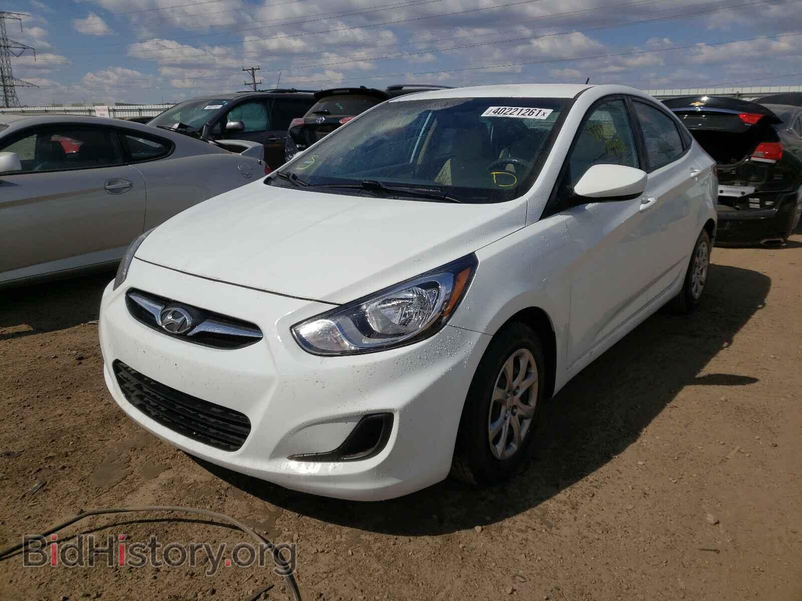 2013 HYUNDAI ACCENT - VIN: KMHCT4AEXDU374177 - Фото 2