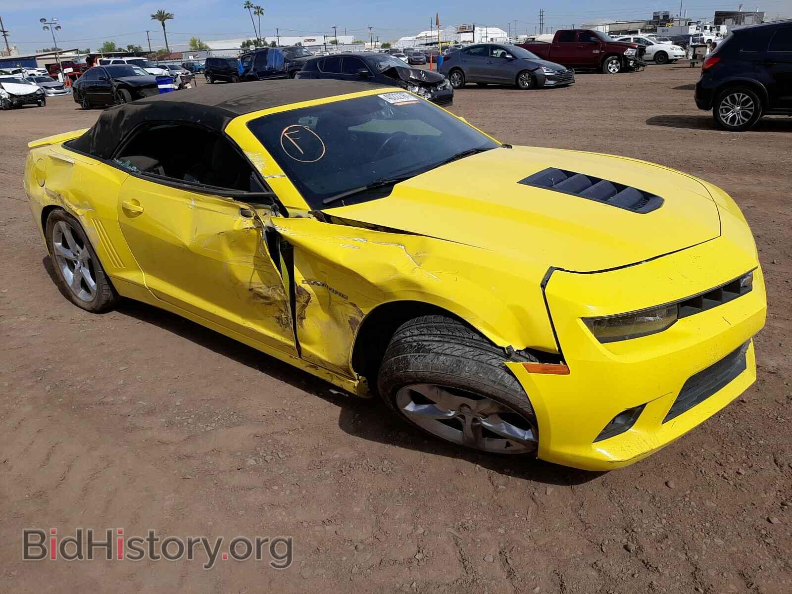Фотография 2G1FK3DJ2E9297237 - CHEVROLET CAMARO 2014