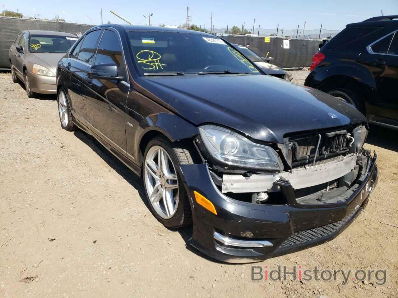 Photo WDDGF5HB9CR238595 - MERCEDES-BENZ C-CLASS 2012